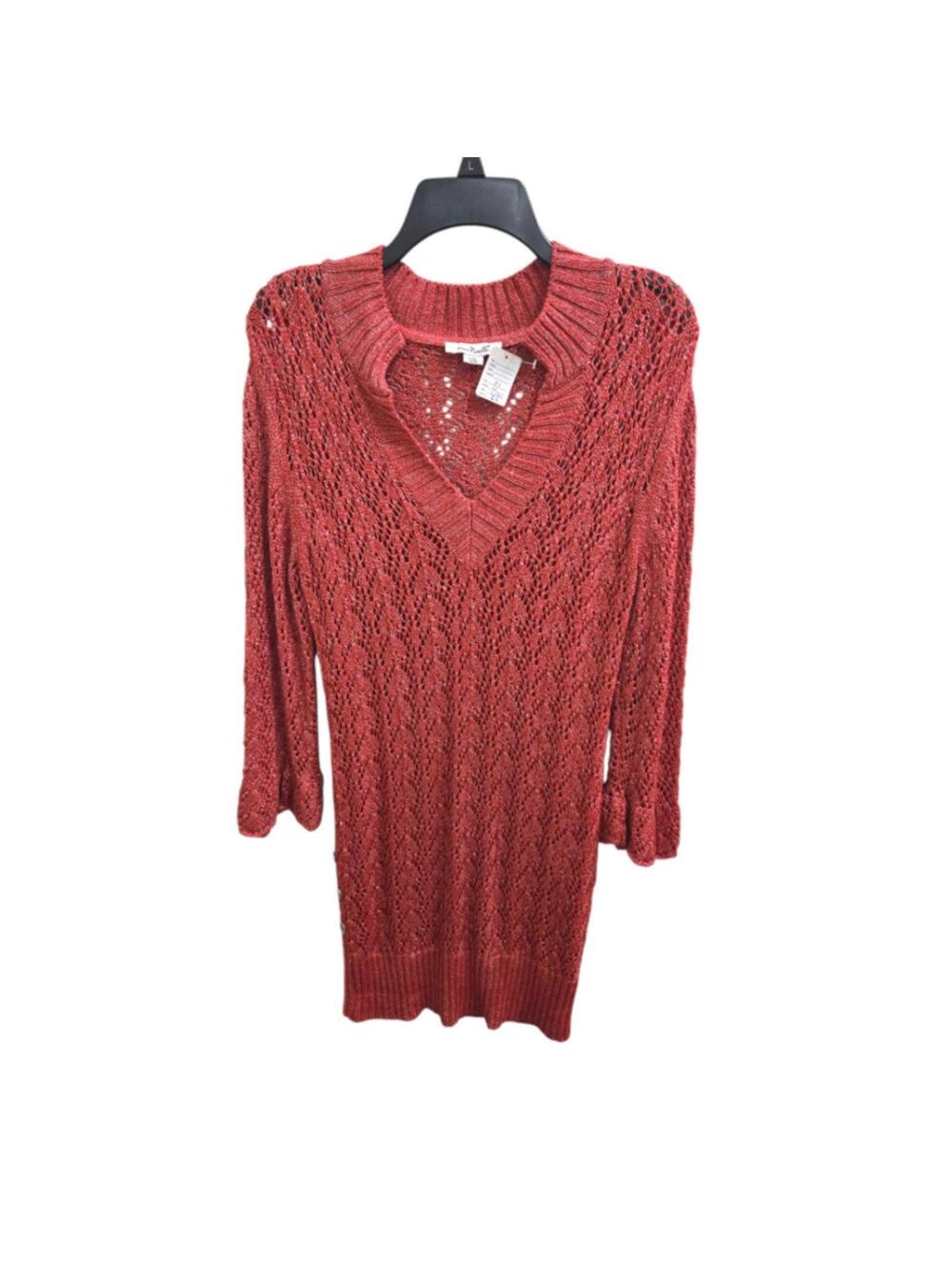 Very Good Red L/XL Simply Noelle Sweater Dress